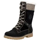 Remonte Schnür-,Zug-u.Schnallenstiefel in schwarz, Gr. 36