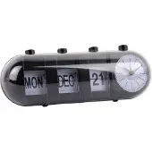 Karlsson - Wecker Retro Tube - Schwarz - 9x26x9.3cm