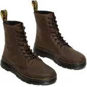 Dr. Martens Combs Stiefel aus Leder in Dunkelbraun – Größe 9,5 UK – 44 EU – 10,5 M US / Dunkelbraun