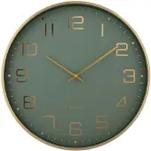 Karlsson - Wanduhr Elegance Glow - Grün - Ø40cm