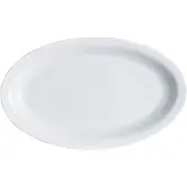 Saturnia Roma Uni Weiß Platte oval 36cm *