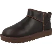 Ugg Classic Ultra Mini Leather Regen Stiefeletten Braun EU 41 Damen Braun EU 41