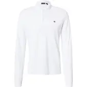 Napapijri Poloshirt Ealis LS Herren Bright White-XL