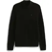 Tommy Hilfiger Rollkragenpullover DM0DM22096 Schwarz Regular Fit