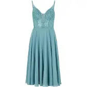 Hey Kyla Coctailkleid 5AC106HK Blau Slim Fit