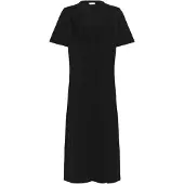 Kaffe Jerseykleid "Damen Jerseykleid KAmiranda", Damen, Gr. XS, N-Gr, schwarz (schwarz deep), Obermaterial: 95% Polyester PES. 5% Elasthan EL., Kleider Jerseykleid