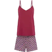 LASCANA Shorty in beere/beere gemustert | Gr.: 36-38