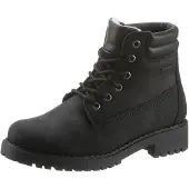 Tamaris Winterboots, Blockabsatz, Schnürstiefelette mit DUO-TEX Ausstattung
