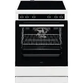AEG Elektro-Standherd "CCB6206ABW", Energieeffizienz: A, weiß, Herdsets, Vier Kochzonen, stufenlose Temperaturregelung, Aqua-Reinigung, Elektro-Standherd