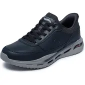 SKECHERS Slip-Ins: Arch Fit Orvan Veterschoenen Laag - Zwart - Maat 44