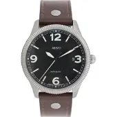 Aristo Herren Uhr Armbanduhr Automatic Edelstahl 3H136 Leder