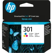HP 301 Cyan/Magenta/Gelb Original Druckerpatrone, Standardertrag, Cyan, Magenta, Gelb, Tinte auf Farbstoffbasis, 3 ml, 1 Stück(e), Kombi-Packung