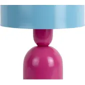 Leitmotiv - Tischleuchte Double Funky - Leuchtendes Rosa - Ø19cm Tischlampe - Nachttischlampe, Wohnzimmer, Schlafzimmer