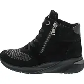 Waldlaufer H-Dilara Schnürstiefel Schwarz in Gr. 42