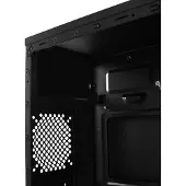 LC-Power 7036B, Midi Tower, PC, Schwarz, ATX, micro ATX, Mini-ITX, Metall, Kunststoff, 14,5 cm