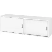 Hammerbacher Sideboard 1,5OH, Weiss/Weiss