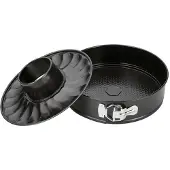 Quid Kuchenspringform Sweet Grey Schwarz Metall 26 x 6,8 cm