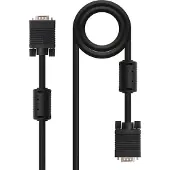 Nanocable CABLE CON FERRITA SVGA HDB15/M-HDB15/M 1.8M