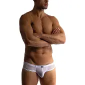 Manstore Slip M101 Cheeky Brief in white | Gr.: L