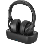 Technaxx TX-350, Kabellos, Anruf/Musik/TV, 20 - 20000 Hz, 600 g, Kopfhörer, Schwarz