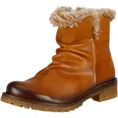Felmini Stiefelette Stiefelette Glattleder/Kunstfell