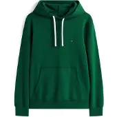 Tommy Hilfiger Hoodie "ESS SEASONAL FLEECE HOODY mit Kapuze und Kängurutasche", unifarben, casual, regular fit, Baumwollmix, Kapuze
