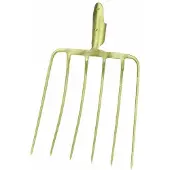 Ideal -Maisgabel, 6 Zinken, Außenzinken aufgebogen, ohne Stiel