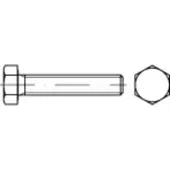 Toolcraft TO-9984033 Sechskantschraube M30 150 mm Außensechskant Stahl feuerverzinkt 5 St.
