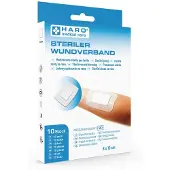 Haro Steriler Wundverband 8x10 cm 10 St Wundgaze