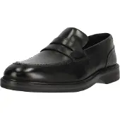 Clarks Slipper Aldwin Step mit eleganter Optik 1216 Black Leather 41