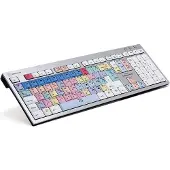 Logickeyboard LKB-PPROCC-AJPU-DE, USB, Büro, QWERTY, UK Englisch, Verkabelt, USB