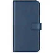Selencia Apple iPhone Xr Hülle - Echtes Leder - - Klapphülle - Blau