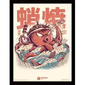 Pyramid Ilustrata Takoyaki Attack Framed 30x40