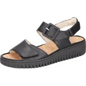Waldlaufer H-Willow NAPPA Sandale Schwarz in Gr. 42