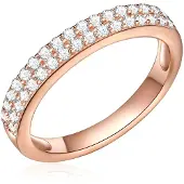 Rafaela Donata Ring Sterling Silber Zirkonia in roségold | Gr.: 52