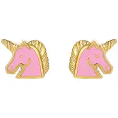 Elli Ohrringe Kinder Einhorn Magic Emaille 925 Sterling Silber Elli Gold