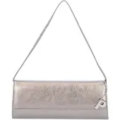 PICARD Leder Schultertasche Clutch Auguri Shoulderbag Oldsilver taupe
