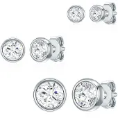Rafaela Donata Schmuckset Sterling Silber verziert mit Kristallen von Swarovski in silber | Gr.: onesize