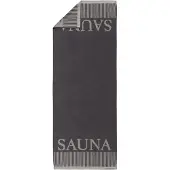 Schiesser Saunatuch "Rom aus garngefärbtem, kuschelweichem Baumwollfrottier", (1 St., Saunatuch 75 x 200 cm), Made in Green