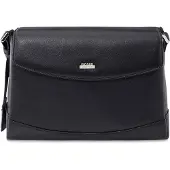 PICARD Leder Schultertasche Umhängetasche Really Shoulder Bag Black schwarz