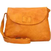 Harold's Leder Umhängetasche Submarine Crossbag Yellow dunkelgelb