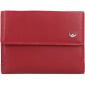 Golden Head Leder Geldbörse Polo RFID Protect Ladies Purse Wallet Red rot