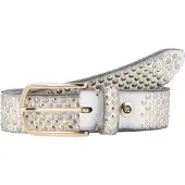 B.belt Gürtel - 35mm Leder- Nietengürtel Q.6483 Zoe - für Damen