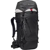Vaude Asymmetric 42+8, Oben, Trecken, Schwarz, Unisex, Polyester, Polyester