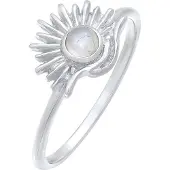 Elli Ring Mondstein Sonne Astro Boho Style 925 Silber Elli Silber