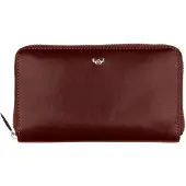 Golden Head Leder Geldbörse Colorado Zipped Ladie's Purse Wallet Tabacco braun