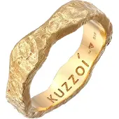 KUZZOI Ring 925 Sterling Silber in Gold | Gr.: 66