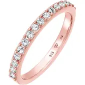 Elli Ring Memoire Bandring Kristalle 925 Silber Elli Rosegold