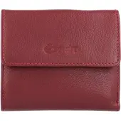 Esquire Leder Geldbörse Peru Lady Wallet Red rot