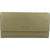 Esquire Leder Geldbörse Peru Ladies Purse Olive olivgrün